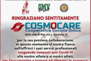 CosmoCare sostiene lo sport in sicurezza